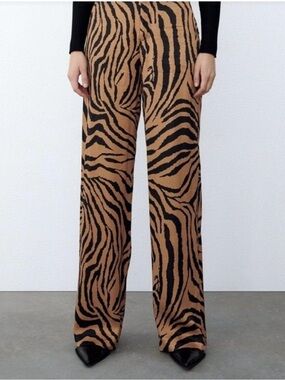 Zara Print Pants (NWOT)